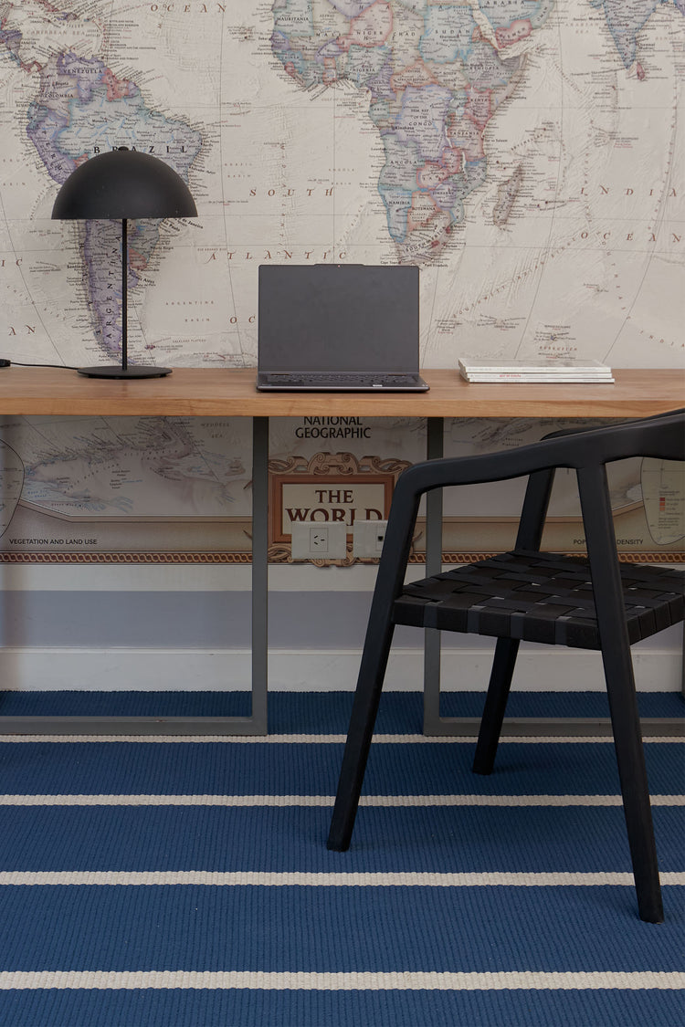OLYMPIA AZUL NAVY & MARFIL
