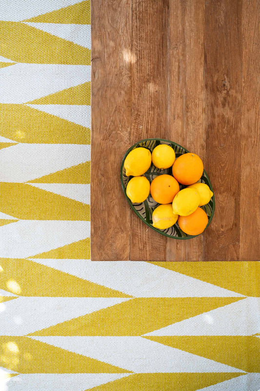 ZIG ZAG BLANCO & MOSTAZA